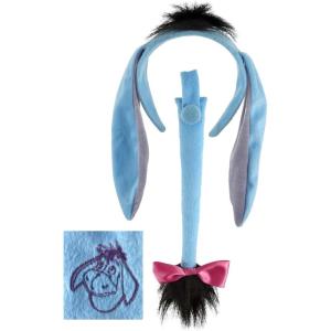 elope Disney Winnie the Pooh Eeyore Costume Kit – Headband with Ears & Stuffed Tail, Officially Licensed