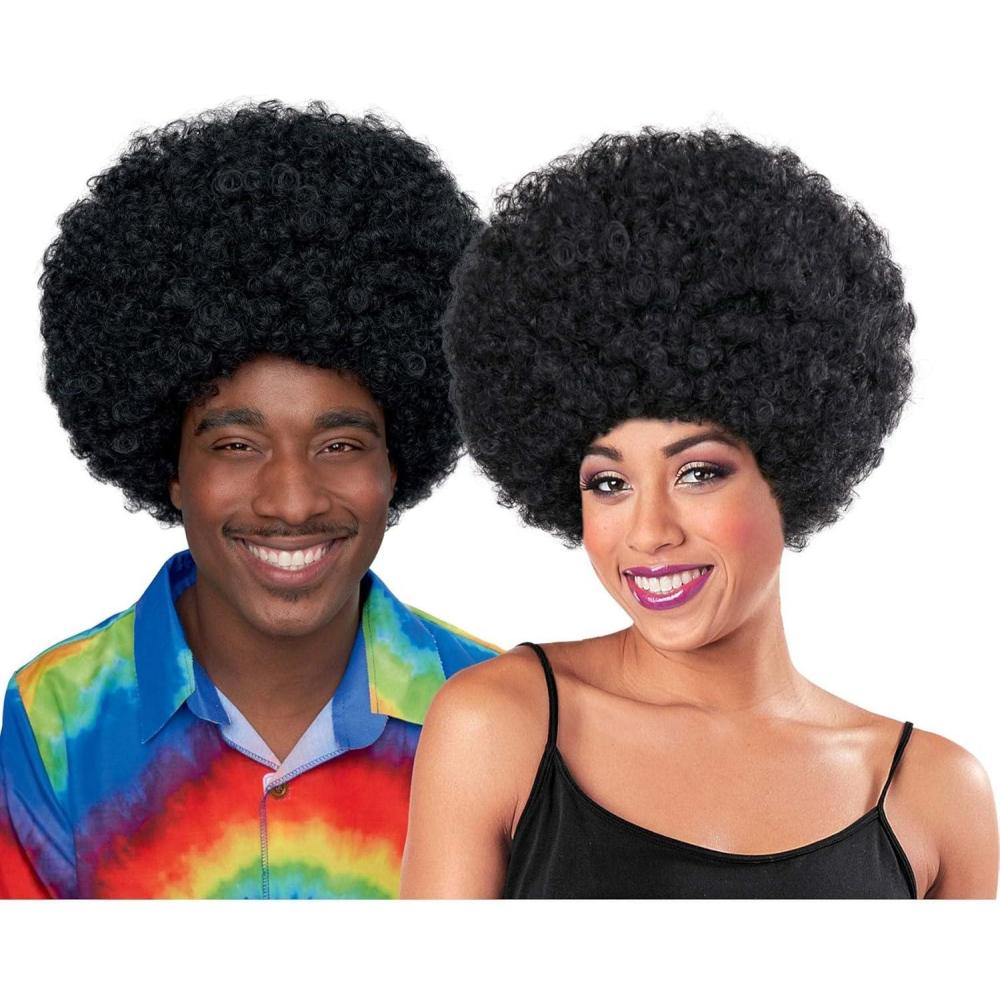 imageDeluxe Afro Wig Music Costume Wig with Curly Synthetic Hair for Music Theme CosplayStandard