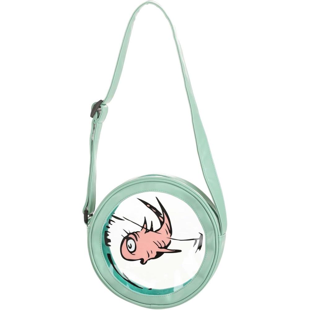 imageDr Seuss Cat in the Hat Costume Companion Pouch Bag Pack Purse for Teens and Adults