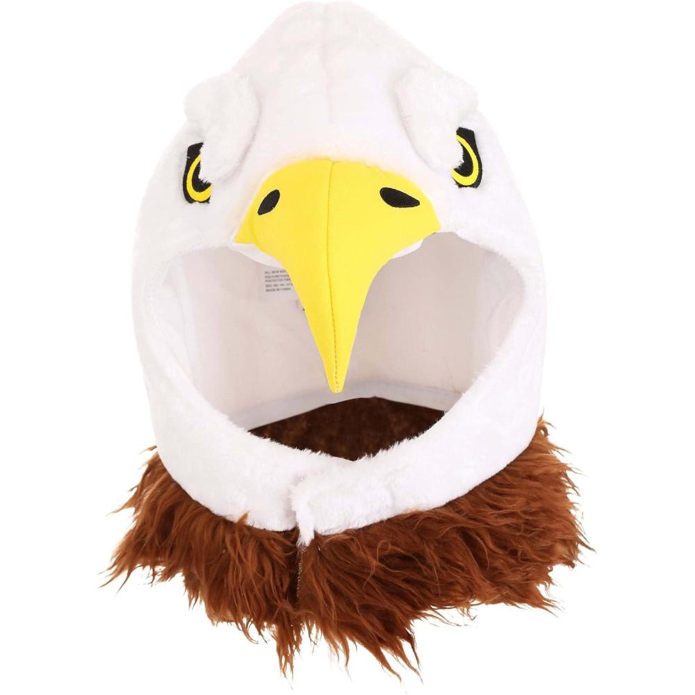 imageEagle Open Faced Hood Costume Hat Standard