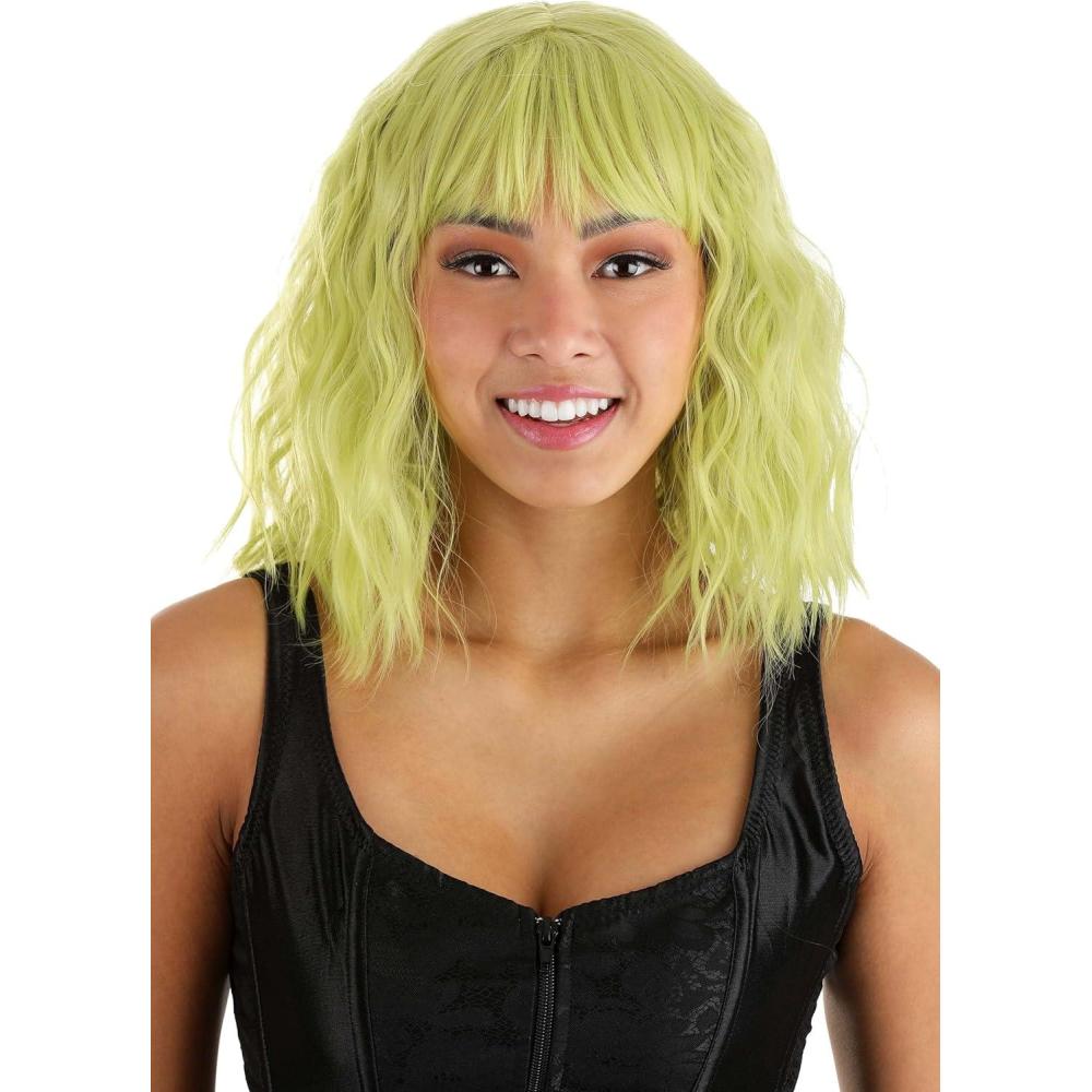imageFun Costumes Womens Bright Teal Wavy WigGreen
