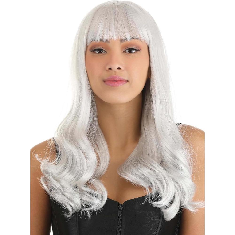 imageFun Costumes Womens Deep Black Full Wavy WigGray