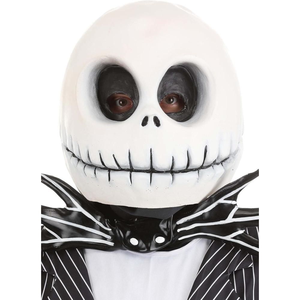 imageelope Disney Nightmare Before Christmas Jack Skellington Latex Mask  Full Head Mask Officially LicensedOne Size