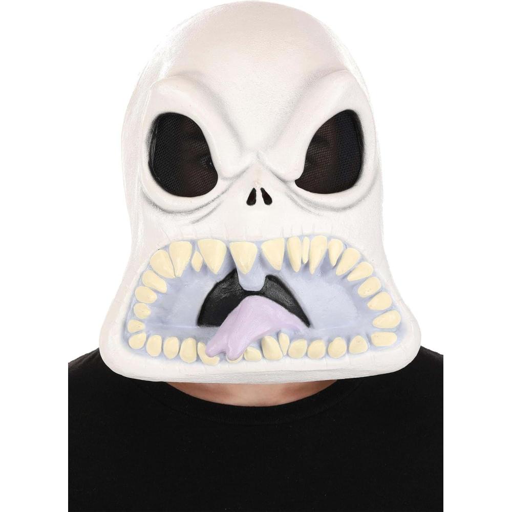 imageelope Disney Scary Jack Skellington Deluxe Latex Mask  Full Head Design for AdultsStandard