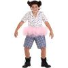 imageAce Ventura Pet Detective Kids Ace Ventura Tutu Costume with Wig Boys Movie Costume for Halloween and Roleplay