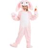 imageAdorable Fuzzy Toddler Pink Fluffy Bunny Costume  Hop Into Holiday Fun In Style