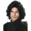 imageAdult Black Knight Wig Mens Dark Northern King Wig