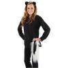 imageAdult Skunk Ears ampamp Tail Set  Fuzzy Black and White Ears and Tail with Hook and Loop Fastener