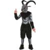 imageBaphomet Adult Costume For Men Goat Outfit Stretch Knit Baphomet With Hook ampamp Loop Fastener And Printed Muscles