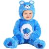imageCare Bears Grumpy Bear Costume for Infants Blue Bear OnePiece for Babies Fuzzy Bear Jumpsuit for Halloween