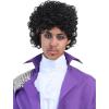 imageFun Costumes Adult Prince of Rock Wig Purple Rock Legend Wig StandardStandard