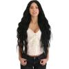 imageFun Costumes Deep Black Long Wavy Wig StandardStandard