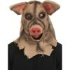 imageelope Pig Scarecrow Mouth Mover Mask  Molded Plastic with Burlap Hood One Size Fits MostStandard