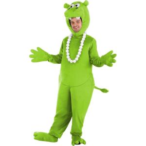 Adult Hungry Hungry Hippos Costume – Nostalgic Game Group for Halloween Parties and Ideas(Green)