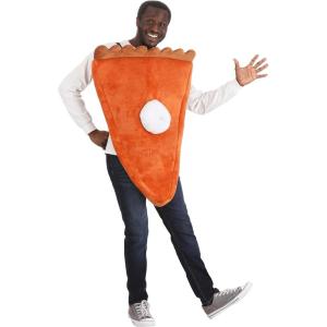 Adult Pumpkin Pie Costume, Thanksgiving Pumpkin Pie Outfit for Men & Women, Funny Food Cosplay Party