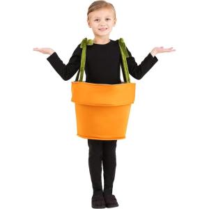 Blossoming Toddler Flower Pot Costume | Tiny Gardener Ensemble for Halloween