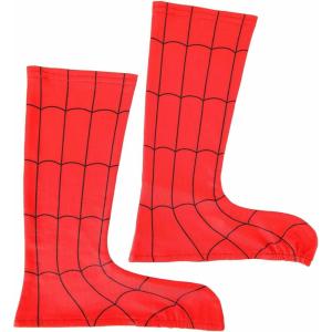 Child Spider-Man Costume Boot Covers | Superhero Accessories