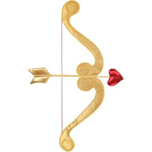 Cupid Bow and Arrow Costume Accessory, Romantic Love Prop for Halloween Outfit
