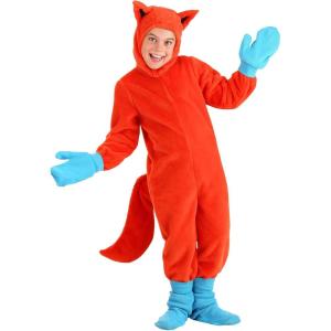 Dr. Seuss Fox in Socks Costume for Kids | Exclusive Fuzzy Halloween Jumpsuit | Holiday Outfit