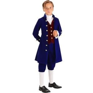 Founding Father Fashion: Boys’ Thomas Jefferson Costume – Step into History with Presidential Pride and Patriotism!