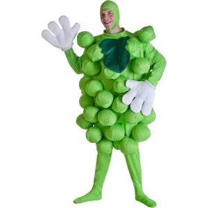 Fun Costumes Adult Green Grapes Costume – Fruit Costume for Men and Women – One Size