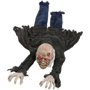 Fun Costumes Animated Crawling Creepy Zombie Halloween Prop Decoration, Horror Haunted House Yard Scary Lawn Display(Standard)