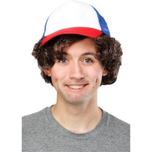 Fun Costumes Strange Stuff Adult Wig and Baseball Hat Standard(Standard)