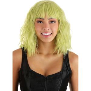 Fun Costumes Women’s Bright Teal Wavy Wig(Green)