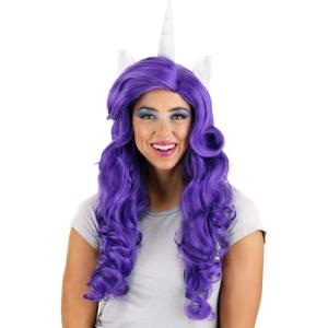 Fun Costumes Women’s My Little Pony Fluttershy Wig Long Wavy Hair | Officially Licensed Pink Fluttershy Pony(Rarity)