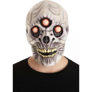 Immortal Masks Adult Seer Halloween Mask, Realistic Scary Horror Costume Mask for Skeleton Cosplay