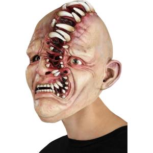 Immortal Masks Basilisk Lizard Latex Halloween Mask for Adults, Full Head Realistic Scary Halloween Masks Green(Multicolor)