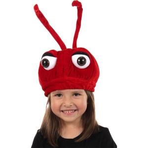 Kid’s Soft Ant Hat – Velvet Beret Style Hat with Antennae and Eyes