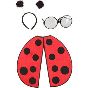 Ladybug Costume Kit – Wings, Headband, and Sunglasses Set