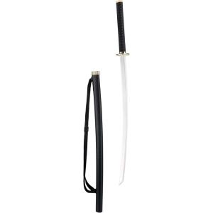 Metallic Katana Ninja Sword and Sheath Costume Prop – 39″ Long Plastic Sword and Sheath for Ages 4+