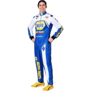 NASCAR Chase Elliott Blue Costume Uniform | #9 Replica Race Car Driver Jumpsuit with Logos