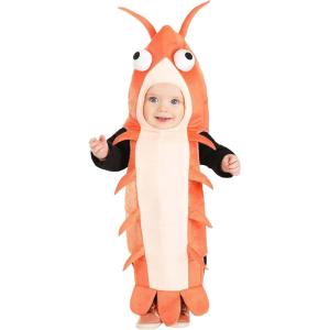 Shrimp Baby Costume for Forrest Gump Hooded Tunic & Accessories
