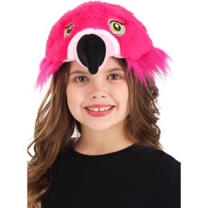 Soft Duck Costume Headband for Kids – Plush Fabric with Sculpted Ears and Beak(Flamingo)