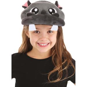 Soft Duck Costume Headband for Kids – Plush Fabric with Sculpted Ears and Beak(Hippo)