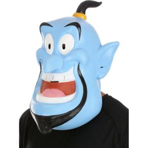 elope Disney Aladdin Genie Costume Latex Mask for Adults and Kids Standard(Standard)