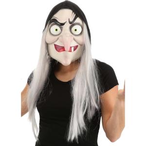 elope Disney Snow White Evil Queen Witch Costume Latex Mask for Adults and Teens Standard(Standard)