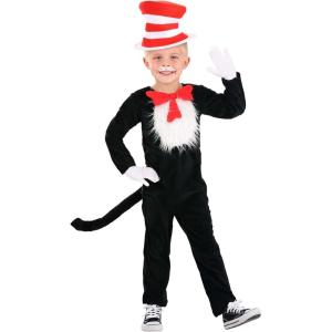 elope Dr. Seuss The Cat in the Hat Deluxe Costume Toddler – 4T(18 Months)