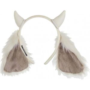 elope Goat Ears Costume Headband for Kids – Faux Fur Headband with Stuffed Horns and Ears Standard
