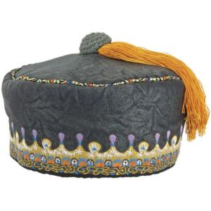 elope Headmaster Dumbledore Tassel Costume Hat – Embroidered Design with Gold Tassel, Officially Licensed(Multi)