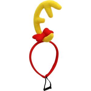elope The Grinch Max Headband Costume – Stuffed Antler with Adjustable Chin Strap