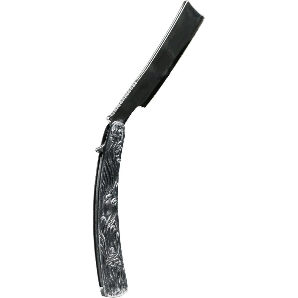 imageFun Costumes Sweeney Todd Razor Pack of 1  Silver1 Count Pack of 1