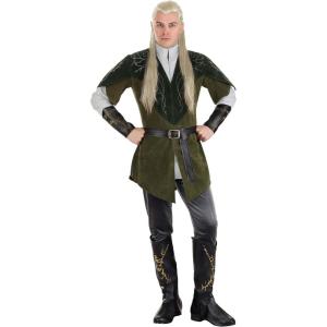Lord of the Rings Adult Legolas Costume for Men, Caped Medieval Warrior Halloween Outfit, LOTR Character Cosplay