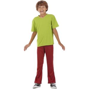 Scooby Doo Shaggy Costume for Kids, Scooby-Doo Character, Hippie Green Shirt Costume for Halloween