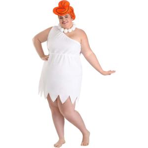 The Flintstones Plus Size Wilma Flintstone White Costume Plus