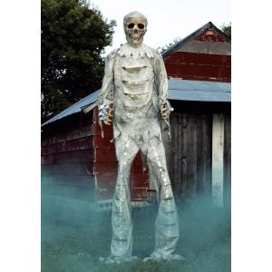12FT Short Circuit Mummy Animatronic | Halloween Decoration with Flashing Lights, Motion, Sound for Indoor/Outdoor Display