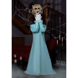 Fun Costumes 5FT Peekaboo Penny Animatronic | Creepy Head Pop Jumpscare Halloween Decoration with Sound, Motion Sensor and Head Movement